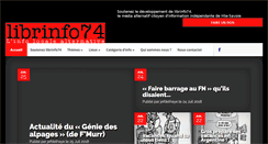 Desktop Screenshot of librinfo74.fr