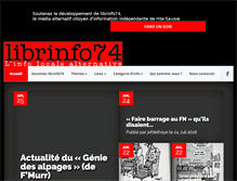 Tablet Screenshot of librinfo74.fr
